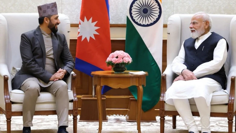 नेपाल की सत्तारूढ़ पार्टी के अध्यक्ष रबी लामिछाने ने की PM मोदी से भेंट, अजित डोवल भी रहे साथ; समझें मुलाकात के मायने