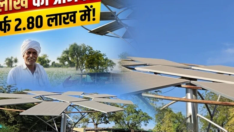सात लाख का सोलर ट्री प्रोजेक्ट सिर्फ 2.80 लाख में, काजरी की तकनीक पर सरकार दे रही 60% तक सब्सिडी