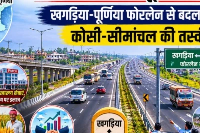 खगड़िया-पूर्णिया फोरलेन: 5 घंटे का सफर अब सिमटेगा 2 घंटे में, बदलेगी कोसी-सीमांचल की सूरत