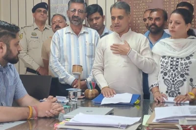 थौना जिला परिषद वार्ड में रिकाउंटिंग पर बवाल, SDM और पुलिस पर लगे आरोप; विधायक और महिला प्रत्याशी पहुंचीं DC के दरबार