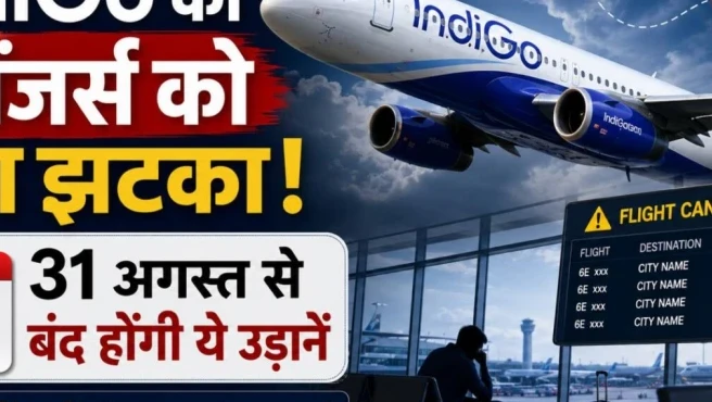 इंडिगो का यात्रियों को बड़ा झटका! 31 अगस्त से रुकेंगी मैनचेस्टर की उड़ानें, जानिए वजह