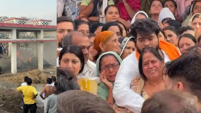 हिमाचल कार हादसे में एक ही परिवार के चार सदस्यों की मौत, दुर्ग में एक साथ जली चार चिताएं