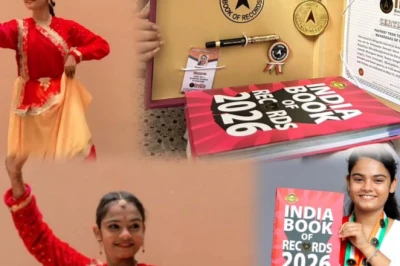भीलवाड़ा की दिव्यांशा सोमानी ने कथक के नौ नवरस 4.22 सेकंड में दिखाकर इंडिया बुक ऑफ रिकॉर्ड्स में बनाई जगह