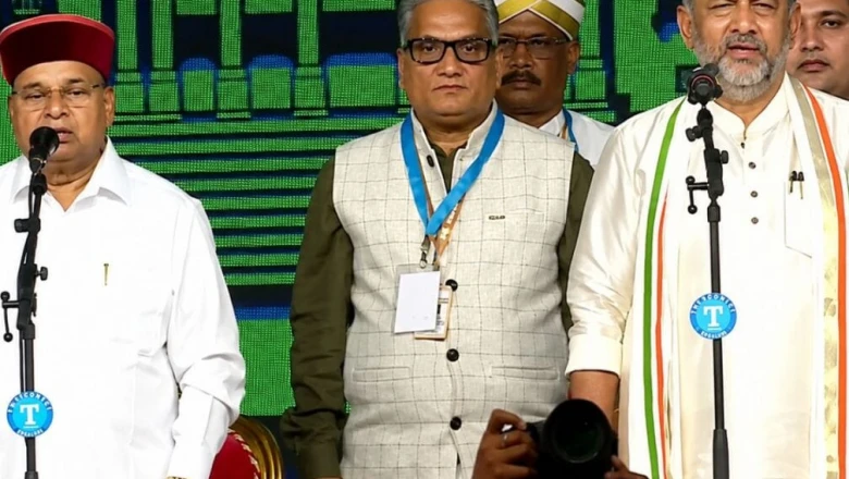 डीके शिवकुमार बने कर्नाटक के नए मुख्यमंत्री, कैबिनेट में सिद्धरमैया और खरगे के बेटे; खादर-यतींद्र नए चेहरे