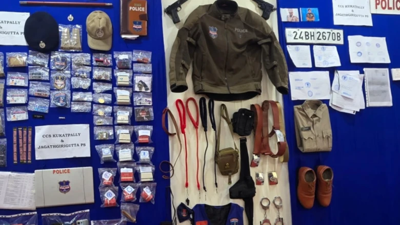 वर्दी पहनकर रोकते, पुलिस बताकर उठा ले जाते: पिस्तौल और वर्दी समेत चार फर्जी पुलिसवाले गिरफ्तार