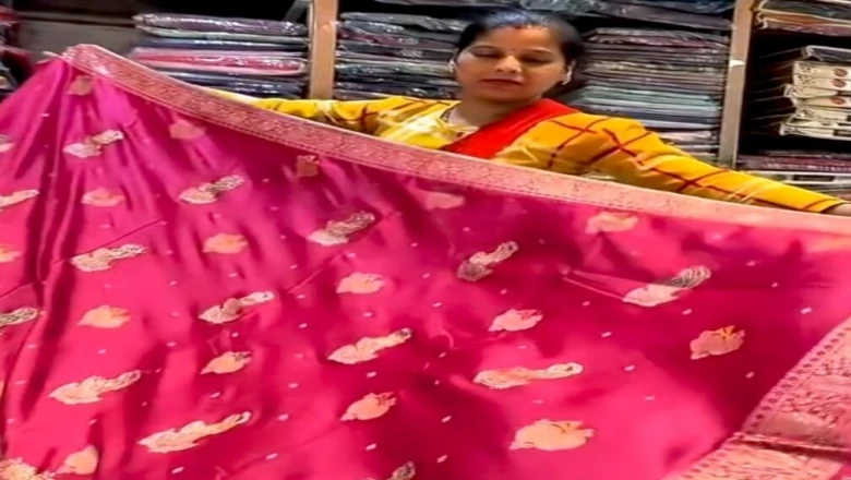 देवघर के ये साड़ी बाजार बने खास, सिर्फ ₹200 से शुरू होती है खरीदारी और मिलता है शानदार कलेक्शन