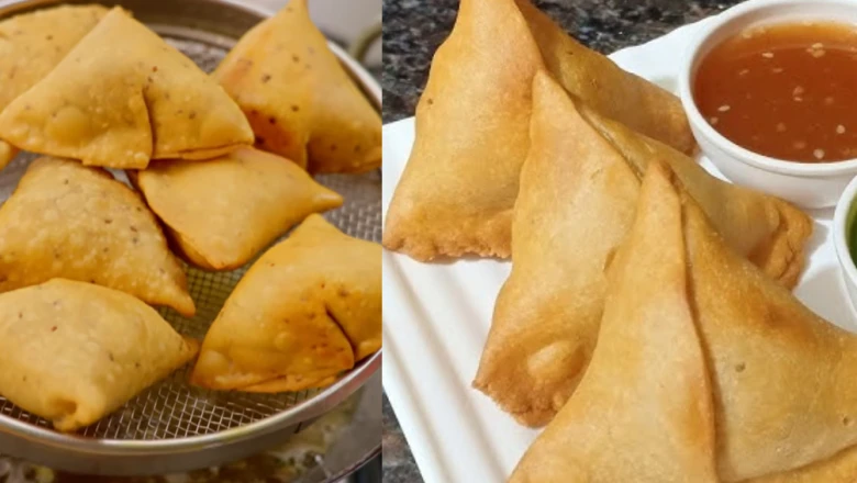 गेहूं के आटे से बनाएं कुरकुरे समोसे, बारिश के मौसम में गर्मागर्म चाय के साथ लें मजा