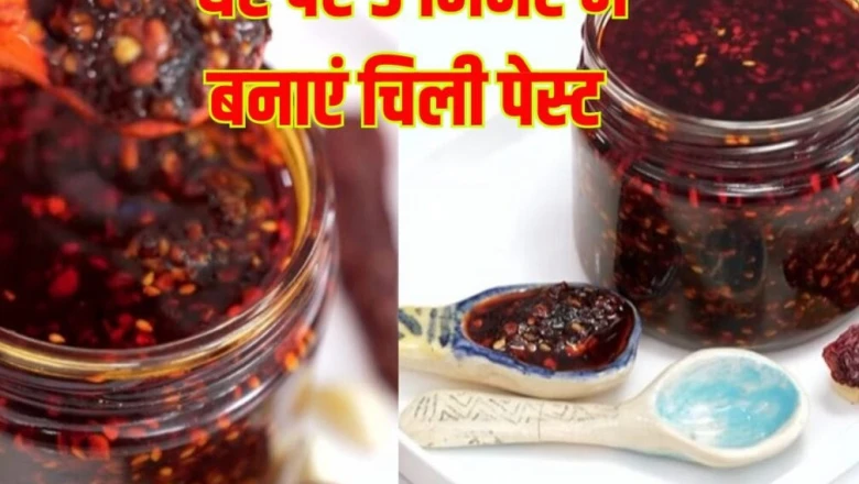 बाजार से न खरीदें, घर पर ही 5 मिनट में तैयार करें चिली पेस्ट, नूडल्स-पास्ता से लेकर सैंडविच तक हर डिश में आएगा काम