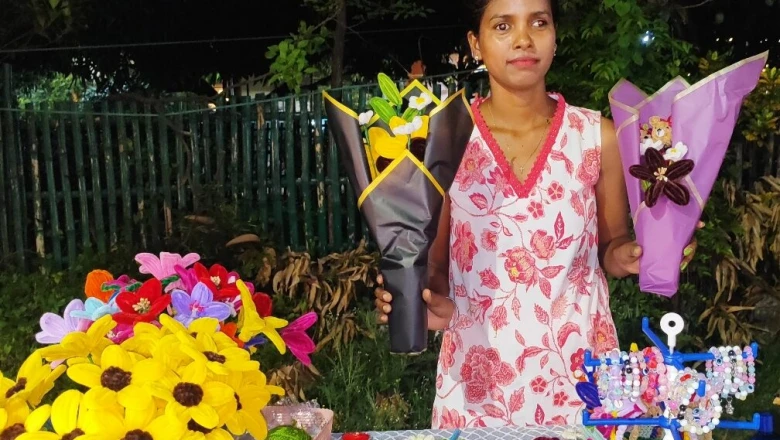5 मिनट की कला से शानदार कमाई! बोकारो की मोनिका ने पाइप क्लीनर से रची सफलता की कहानी