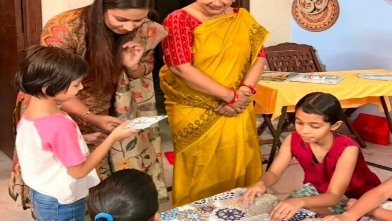 मेरठ की शिप्रा शर्मा ने गर्मी की छुट्टियों को बनाया 'स्किल कैंप', मुफ्त में सिखा रहीं कला, कमाई कर रहीं बेटियां