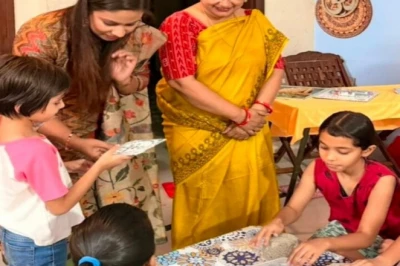 मेरठ की शिप्रा शर्मा ने गर्मी की छुट्टियों को बनाया 'स्किल कैंप', मुफ्त में सिखा रहीं कला, कमाई कर रहीं बेटियां