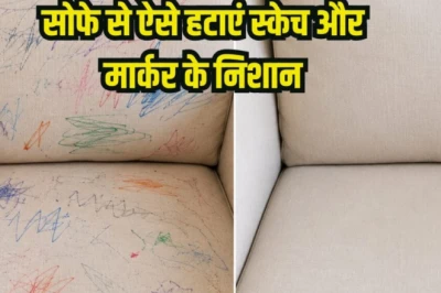 सोफे पर बच्चों ने बना दिए स्केच-मार्कर के निशान? कुछ ही मिनटों में यूं हटेंगे जिद्दी दाग