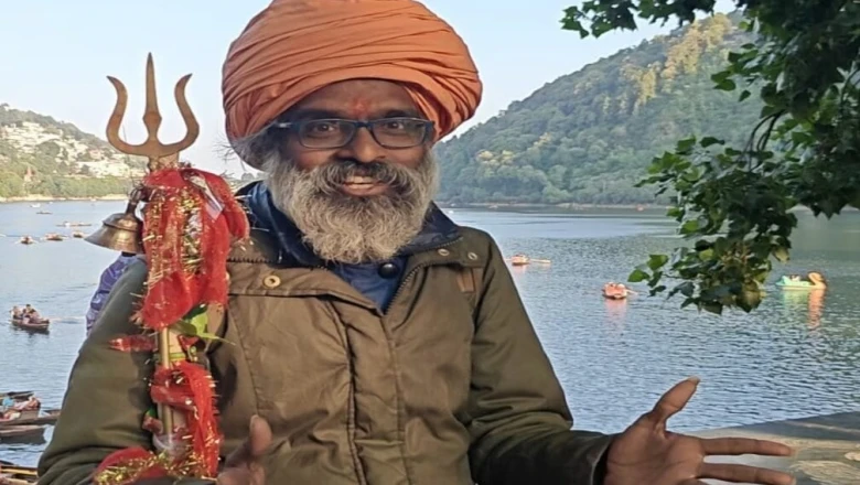Nainital News: 10 साल, 70 हजार KM और एक संदेश! तमिलनाडु से पैदल नैनीताल पहुंचे ‘एनीमेशन वाले बाबा’