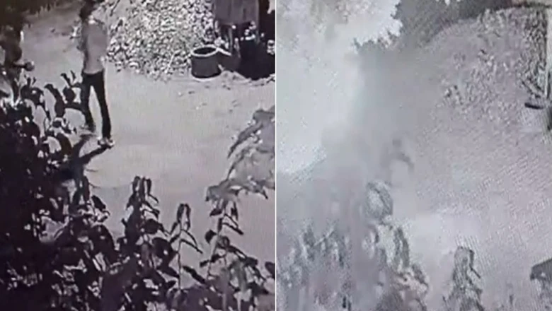 पुरानी रंजिश में दहकी कार: शीशे तोड़कर डाला पेट्रोल और लगा दी आग, CCTV में कैद हुई पूरी वारदात