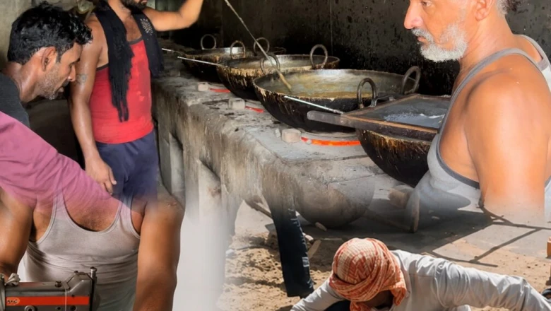 नौतपा की तपिश में जूझते कर्मवीर: पाली में 55 डिग्री की भट्ठियों के आगे डटे कारीगर, मजदूर और किसान