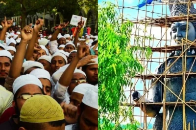 बांग्लादेश में सनातन परिसर ढहाने की मांग तेज, क्या 50 फीट की कृष्ण प्रतिमा से घबराए कट्टरपंथी?