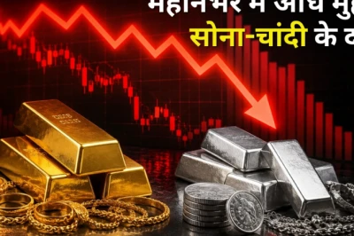 Gold Silver Price: एक महीने में ₹10,000 लुढ़का सोना, चांदी में ₹60,000 की गिरावट; देखें आज के ताजा भाव
