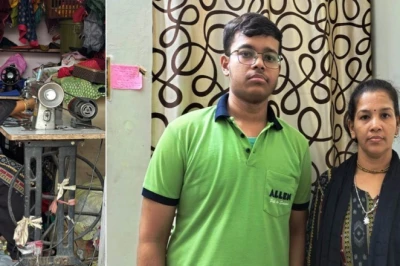 कैंसर ने छीना पिता का साया, मां ने सिलाई कर पढ़ाया, अब जिगर बनेगा गांव का पहला IITian