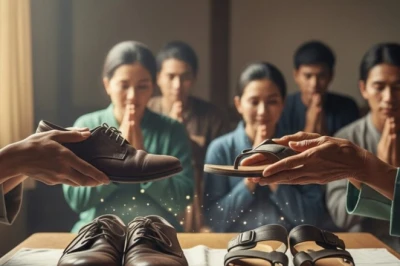 मृत्यु के बाद जूते-चप्पलों का क्या करें? अनजाने में हो जाती है यह भूल, गरुड़ पुराण में छिपा है इसका उत्तर
