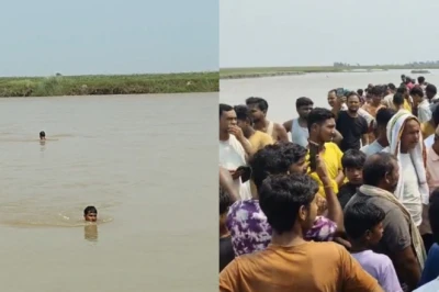 कोशी नदी में पलटी क्षमता से अधिक भरी नाव, 20 से 25 सवारों में से 3 बच्चे अस्पताल में भर्ती