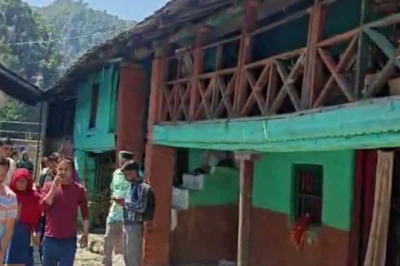 कांगड़ा में भूकंप का कहर: 5 गांवों के कई मकानों में दरारें, सहमे ग्रामीण
