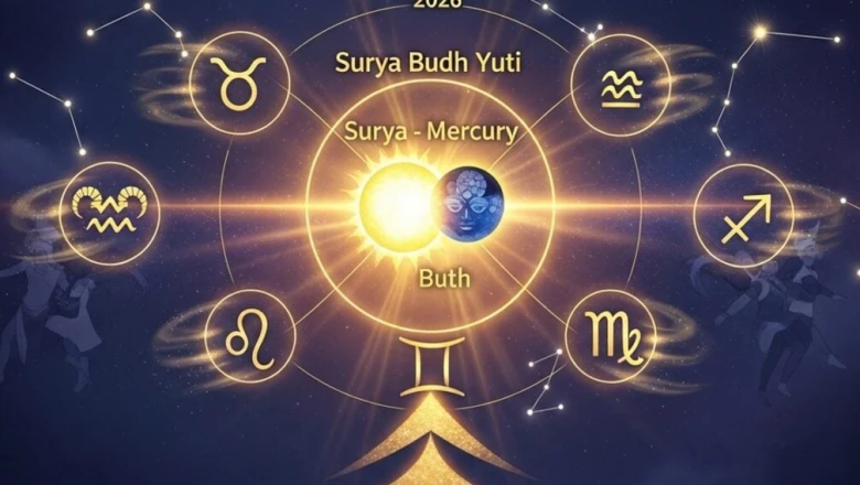 Surya Budh Yuti 2026: मिथुन राशि में बनेगा बुधादित्य और भद्र राजयोग, इन 4 राशियों के लिए खुलेंगे तरक्की के रास्ते