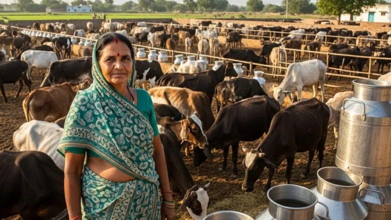 एक गाय से शुरू हुआ सफर, आज 300 पशुओं वाली डेयरी और हर साल करोड़ों की कमाई — दरियाबेन की प्रेरक कहानी