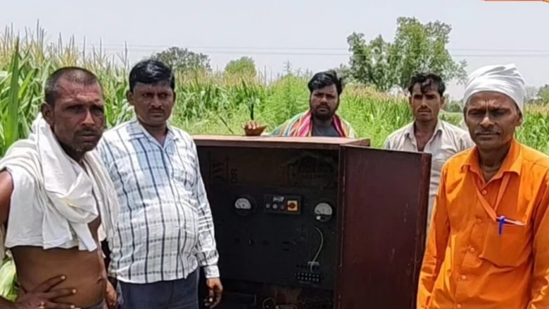जसराना में चोरों का आतंक: ट्यूबवेल से बार-बार केबल और स्टार्टर चोरी, सूखने की कगार पर मक्के की फसल