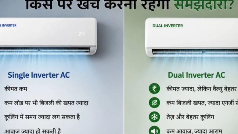 नया AC खरीदने से पहले जानें Dual Inverter और Single Inverter में फर्क, जानें कौन है आपके लिए फायदेमंद
