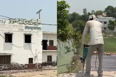 सीतापुर में बुलडोजर का डर ऐसा कि संचालक खुद ही गिराने लगे मदरसा, लगा है 10.46 लाख का जुर्माना