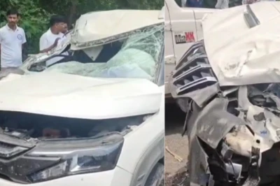 अररिया में तेज रफ्तार का तांडव, स्कॉर्पियो और कार की भिड़ंत में 4 की मौत, 4 घायल