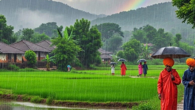 छत्तीसगढ़ में मानसून दस्तक के करीब, IMD का अलर्ट — 60 किमी रफ्तार से चलेंगी हवाएं