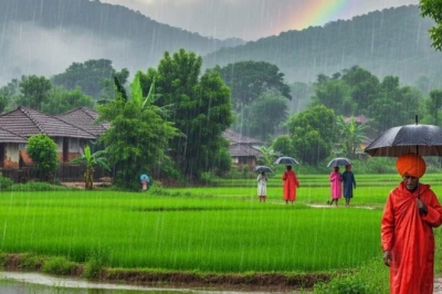 छत्तीसगढ़ में मानसून दस्तक के करीब, IMD का अलर्ट — 60 किमी रफ्तार से चलेंगी हवाएं