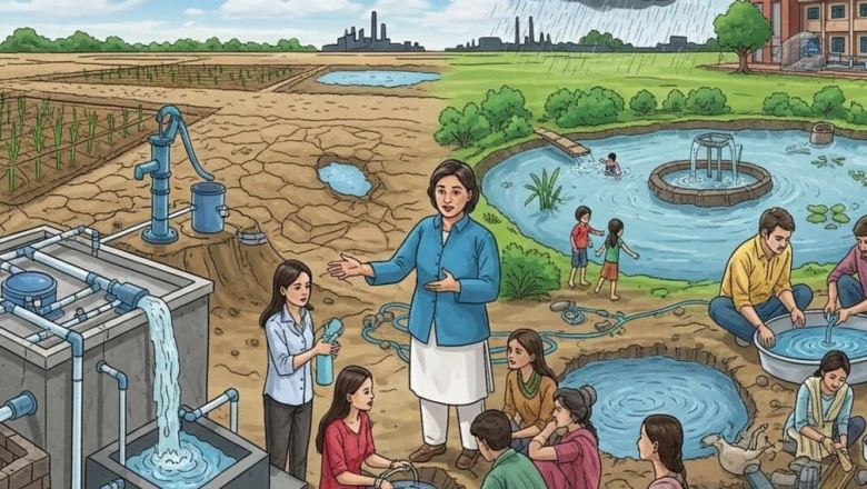 पश्चिमी यूपी में गिरता भूजल स्तर बना संकट, मानसून से पहले कर लें ये जरूरी काम