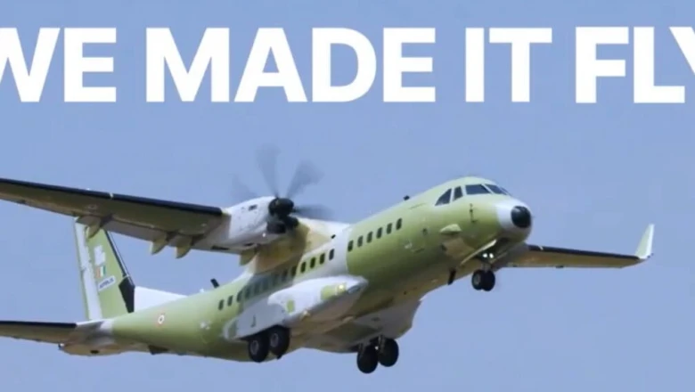 मेड इन इंडिया C-295 विमान ने भरी पहली उड़ान, रक्षा उत्पादन में भारत ने रचा नया इतिहास