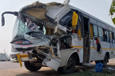 महेंद्रगढ़ में बड़ा हादसा: मनाली से जयपुर आ रही वॉल्वो बस दुर्घटनाग्रस्त, ड्राइवर-कंडक्टर समेत 2 की मौत, 11 घायल