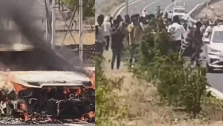 तेज रफ्तार आर्टिगा ने स्कूटी को रौंदा, हवा में उछले लोग, दो मासूमों की मौत और तीन घायल