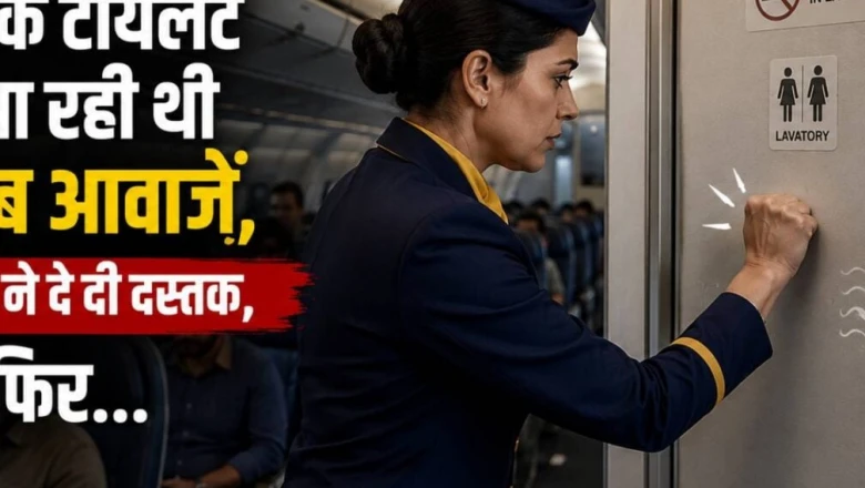 फ्लाइट के टॉयलेट से आ रही थीं अजीब आवाजें, क्रू ने दी दस्तक और जो मिला उसे देख दंग रह गए अधिकारी