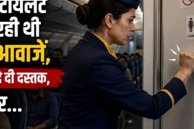 फ्लाइट के टॉयलेट से आ रही थीं अजीब आवाजें, क्रू ने दी दस्तक और जो मिला उसे देख दंग रह गए अधिकारी