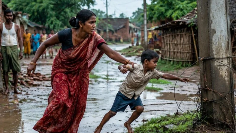 बेटे की जान बचाने में करंट की चपेट में आई मां, बेहोश होने पर परिवार ले गया 'बिजली बाबा' के पास