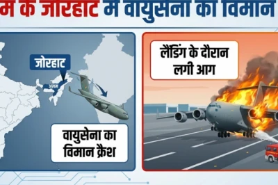 असम के जोरहाट में दुर्घटनाग्रस्त हुआ भारतीय वायुसेना का विमान, हादसे की पुष्टि
