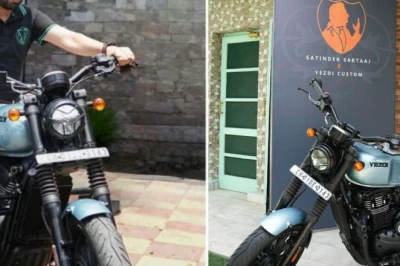 सतिंदर सरताज की नई कस्टमाइज़्ड Yezdi Roadster: देखें कैसा है शार्कस्किन ब्लू अंदाज़