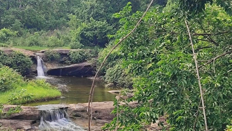 धनबाद-बोकारो सीमा पर बसा सत्खटिया झरना, मानसून में एक साथ दिखते हैं दो जलप्रपात