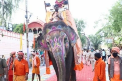 महाकाल की सवारी का शाही सेवक हाथी श्यामू, रोज़ खाता है 50 रोटियां और एक बार में पी जाता है 25 बाल्टी पानी