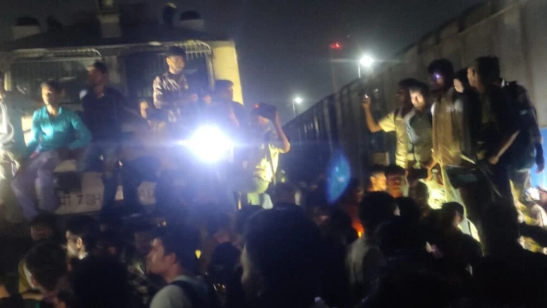 बिहार पुलिस भर्ती परीक्षा से पहले पाटलिपुत्र स्टेशन पर बवाल, ट्रैक जाम कर रोकी गईं ट्रेनें, पत्थरबाजी से अफरा-तफरी