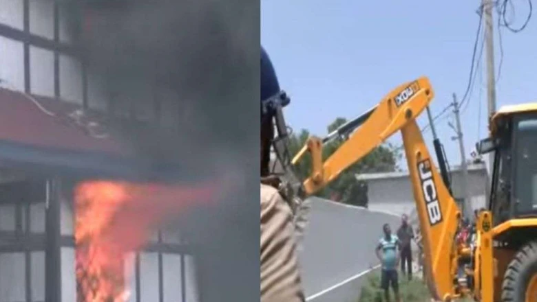 देहरादून के विकासनगर में युवक की हत्या से भड़का आक्रोश, भीड़ ने आरोपी के घर में लगाई आग; प्रशासन का बुलडोजर भी चला