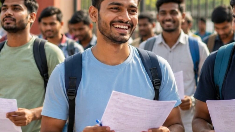 ट्रेन की भीड़ झेलकर पहुंचे परीक्षा केंद्र, 'सिपाही' का पेपर देखकर खिल उठे चेहरे