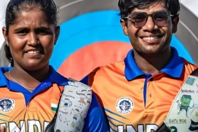 धीरज और कुमकुम की जोड़ी ने आर्चरी विश्व कप में रचा कीर्तिमान, ओलंपिक चैंपियन को मात देकर जीता स्वर्ण