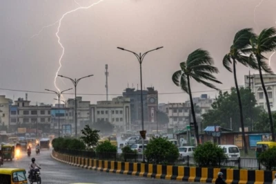 झारखंड में मानसून सक्रिय: रांची-खूंटी समेत 11 जिलों में बारिश-वज्रपात की चेतावनी, 60 किमी की रफ्तार से चलेंगी हवाएं