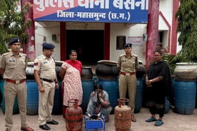 घर बना दिया अवैध शराब बनाने का अड्डा, घरेलू गैस से तैयार हो रही थी देसी शराब, पुलिस की छापेमारी